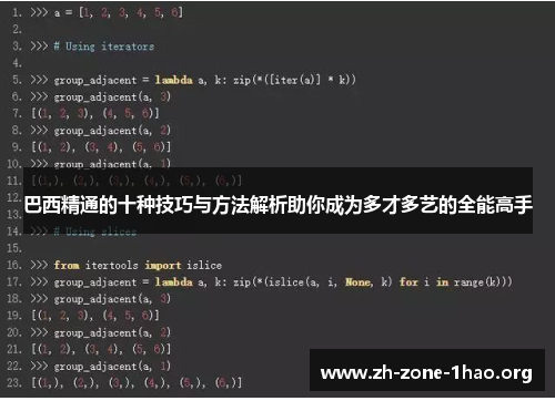 巴西精通的十种技巧与方法解析助你成为多才多艺的全能高手
